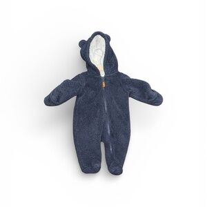 Carter's Cozy Navy Sherpa Footie